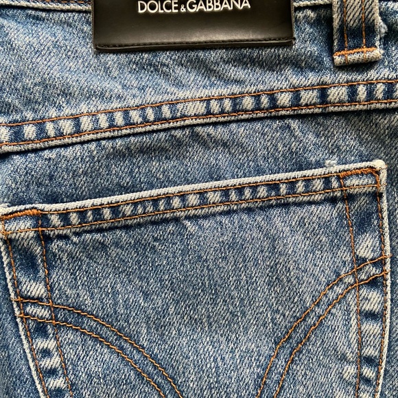 DOLCE & GABBANA High Waisted Jeans Vintage Distressed Wash Denim J&ANS - Picture 8 of 12